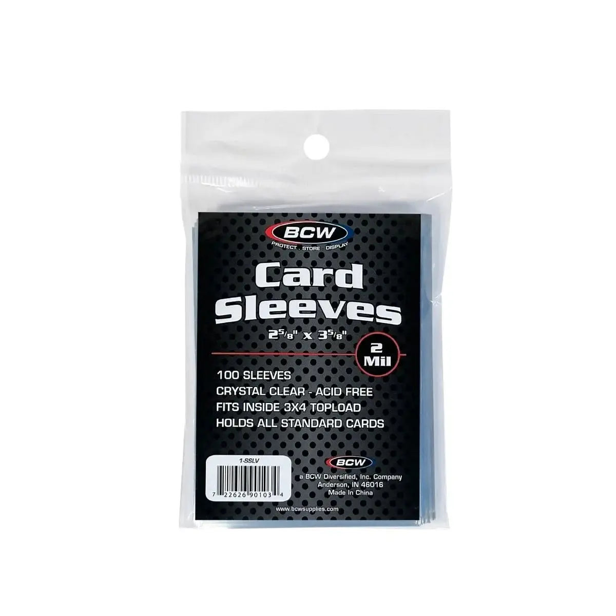 Sleeves – BCW - Classic Soft Sleeves Standardgröße Transparent (100 Stk.) - CoolUp Cards